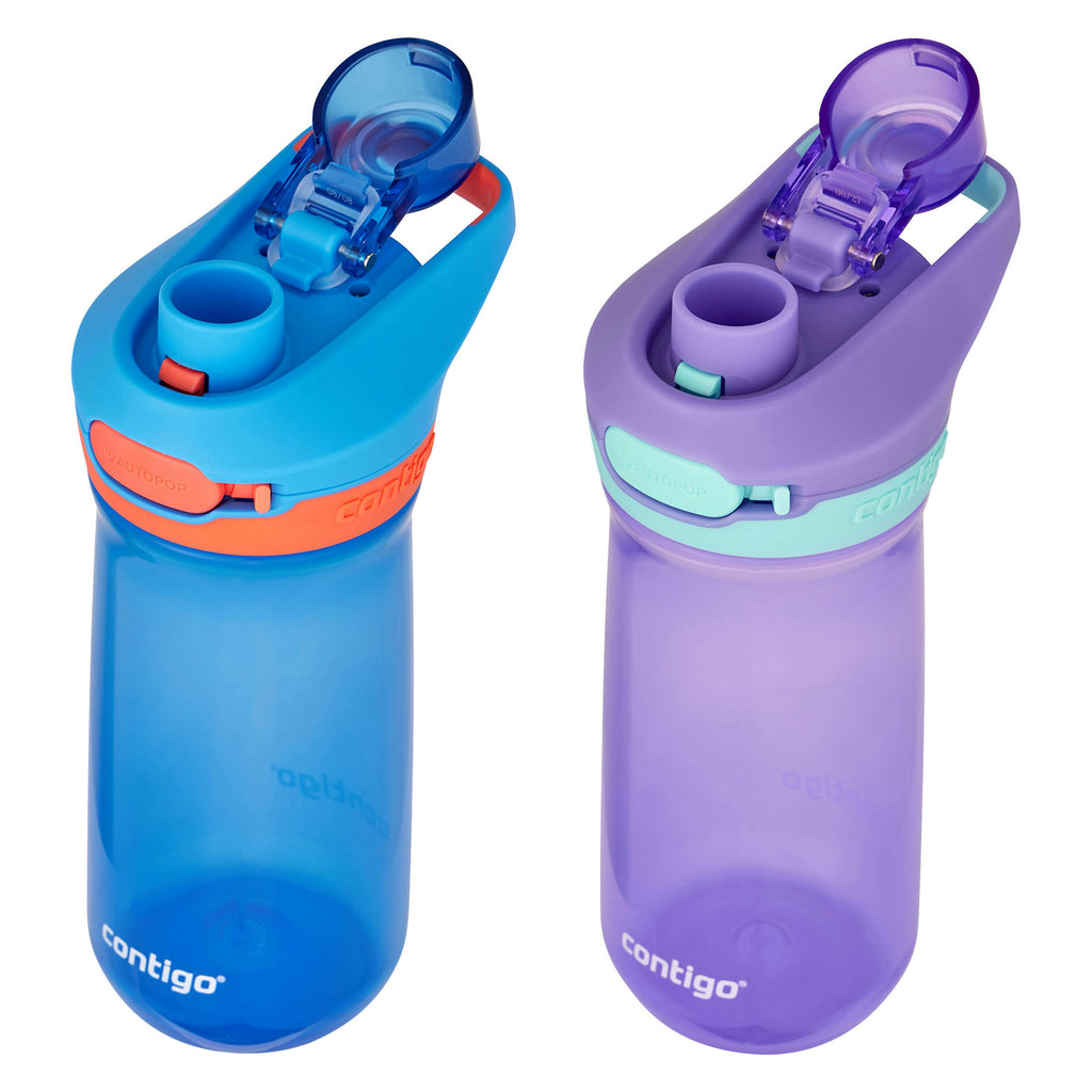 Kids’ Jessie Water Bottle with Pop-Open Leak-Proof Chug Lid, 14oz