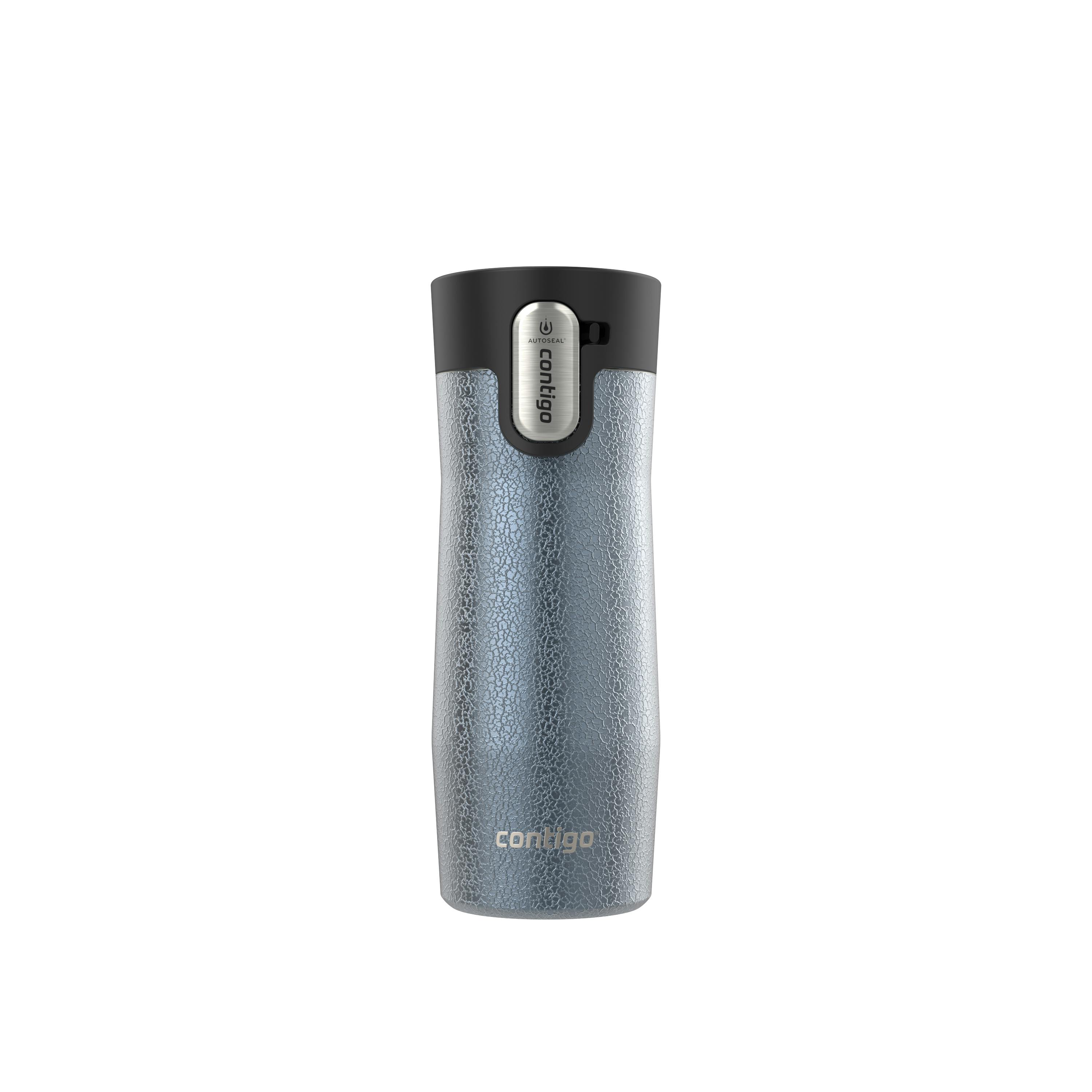 AUTOSEAL West Loop Vacuum-Insulated Stainless Steel Travel Mug with Easy-Clean Lid, 16 oz