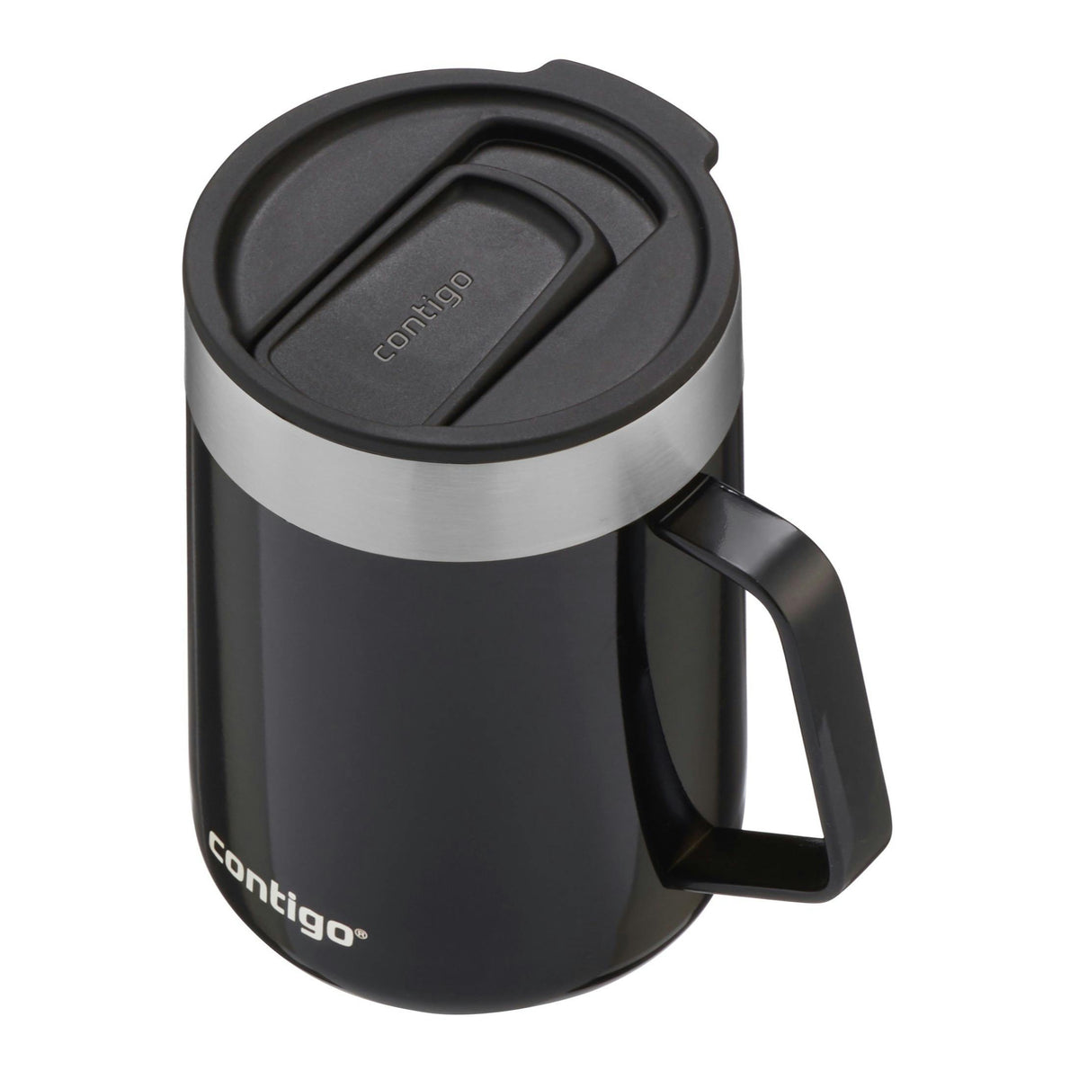 Streeterville Stainless Steel Mug with Handle, 14oz