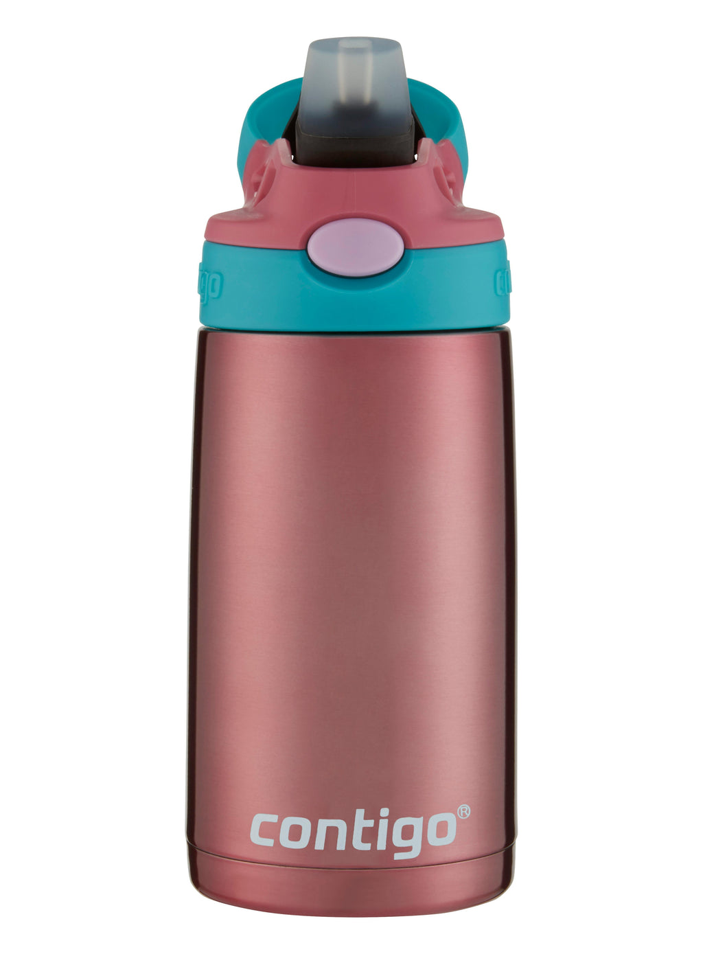 Kids Straw Stainless Steel Water Bottle with AUTOSPOUT Lid, 13oz