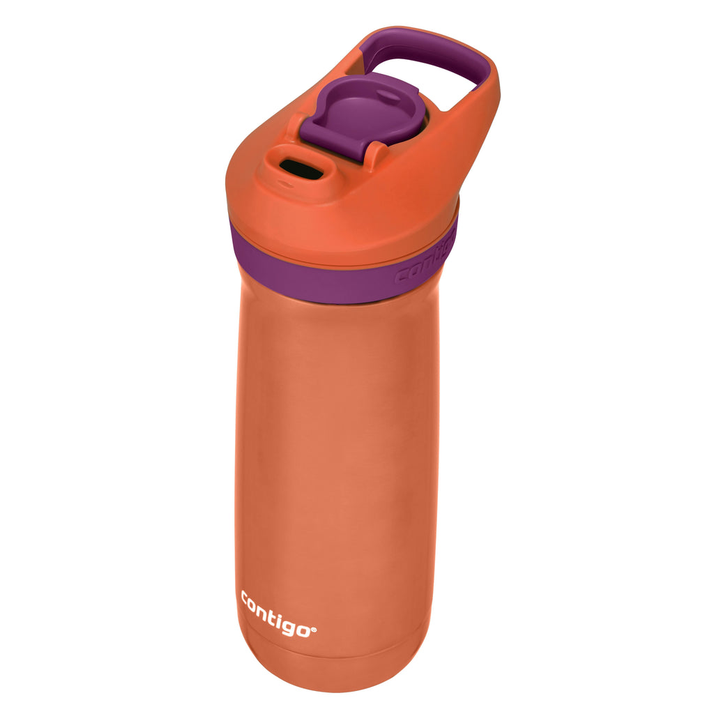 Kids’ Casey Stainless Steel Water Bottle with Spill-Proof Leak-Proof Lid, 13oz