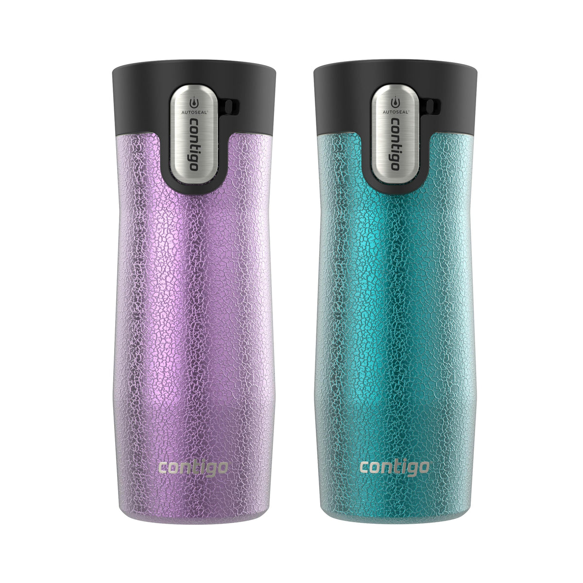 AUTOSEAL West Loop Vacuum-Insulated Stainless Steel Travel Mug with Easy-Clean Lid, 16 oz
