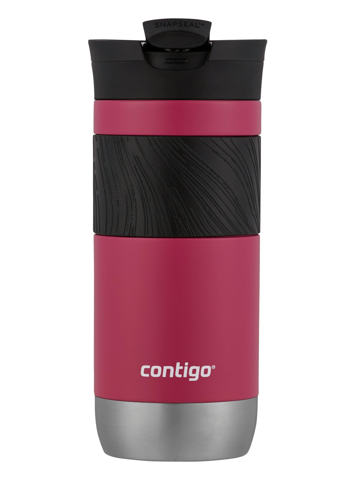 Byron 2.0 Stainless Steel Travel Mug with SNAPSEAL Lid and Grip, 16oz