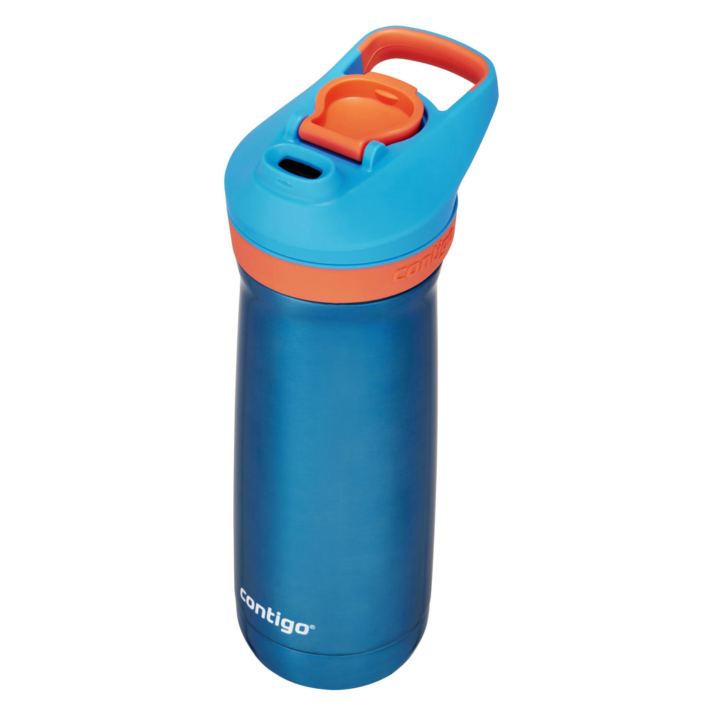 Kids’ Casey Stainless Steel Water Bottle with Spill-Proof Leak-Proof Lid, 13oz