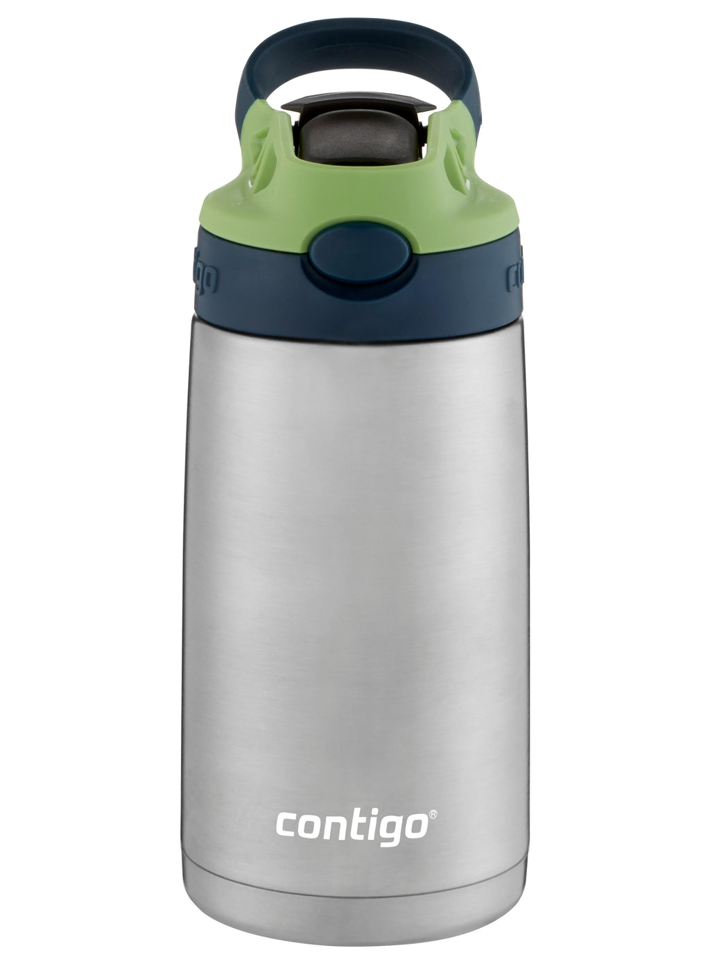 Kids Straw Stainless Steel Water Bottle with AUTOSPOUT Lid, 13oz
