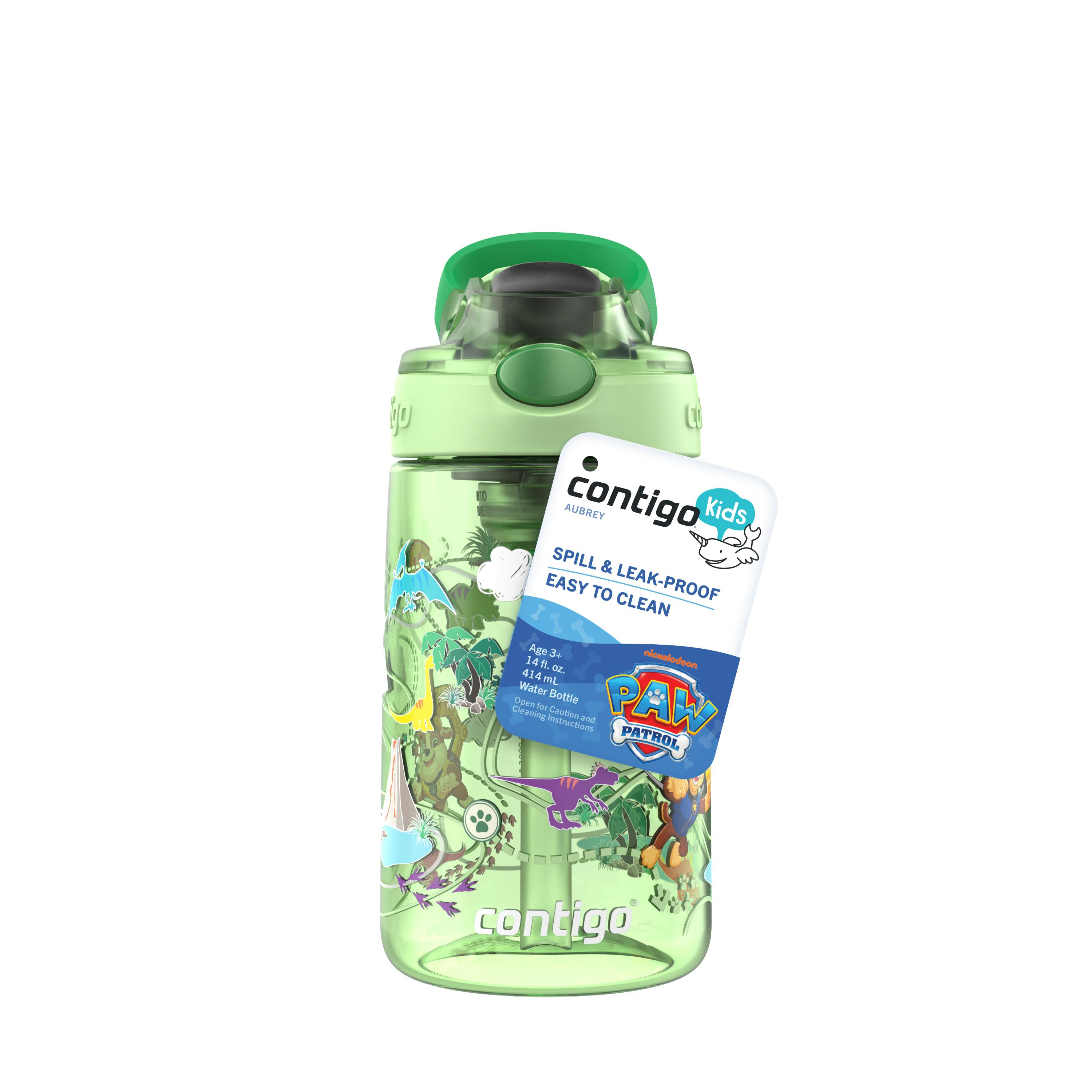 Kids Water Bottle with Redesigned AUTOSPOUT Straw, 14 oz