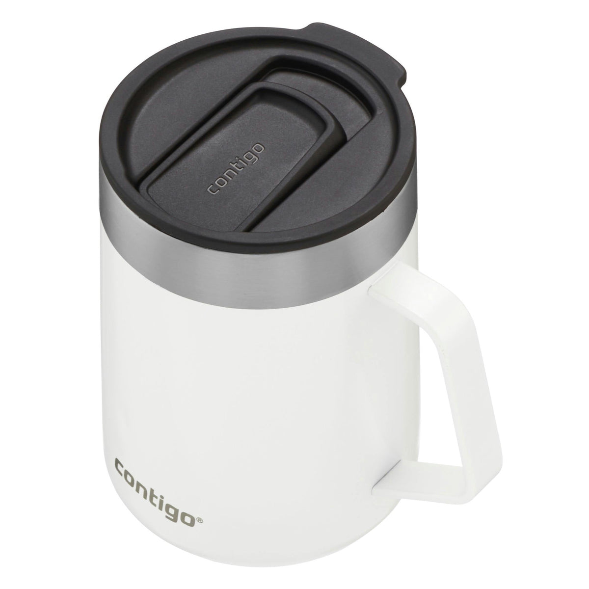 Streeterville Stainless Steel Mug with Handle, 14oz