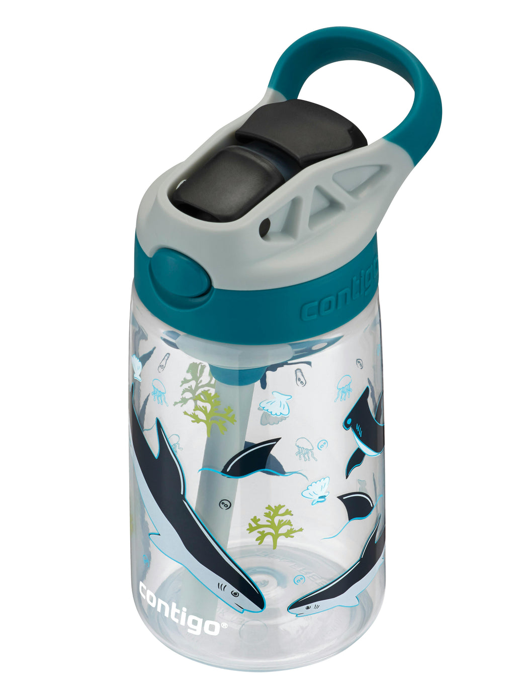 Kids Straw Water Bottle with AUTOSPOUT Lid, 14oz