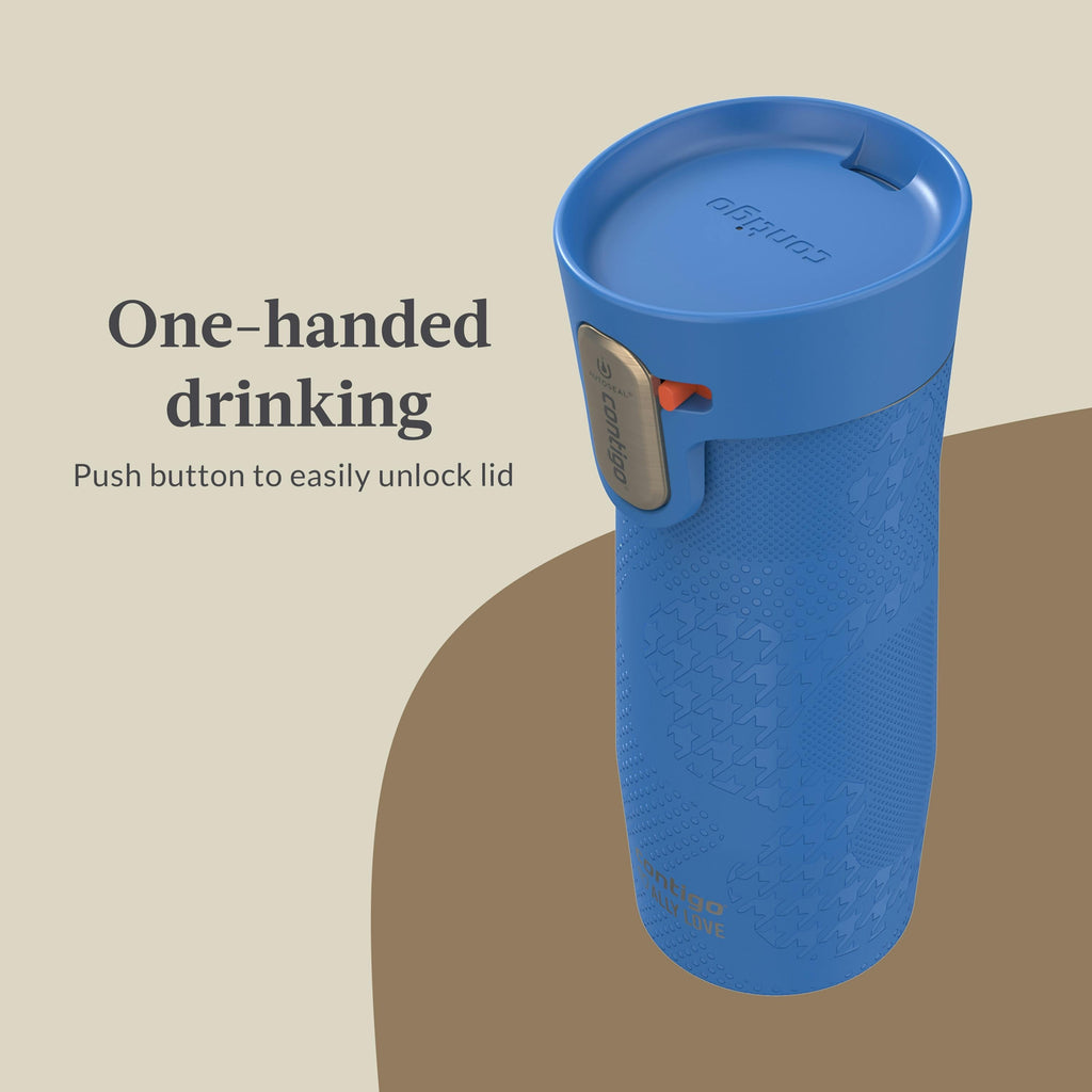 x Ally Love West Loop 3.0 Stainless Steel Travel Mug with AUTOSEAL Easy-Clean Lid, 16oz