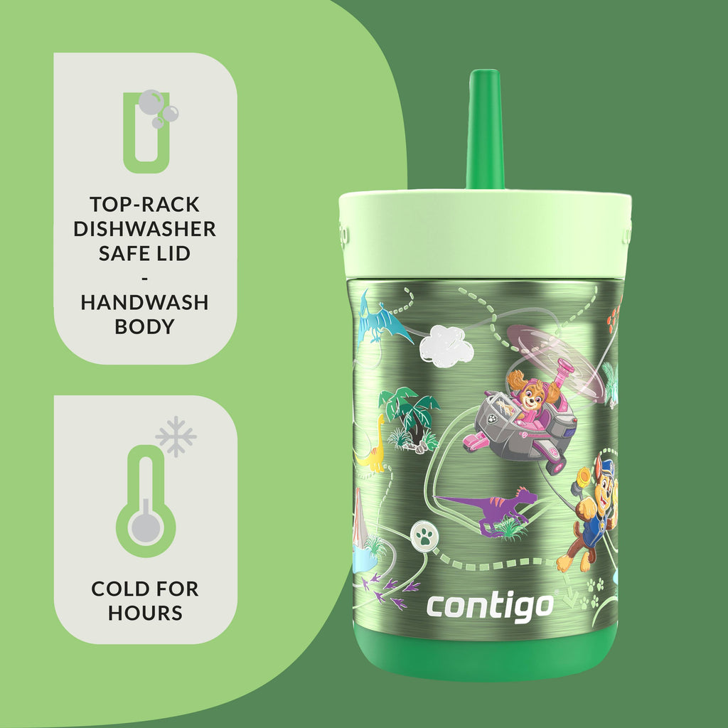 Kids Leighton Spill-Proof Stainless Steel Tumbler with Straw, 12oz