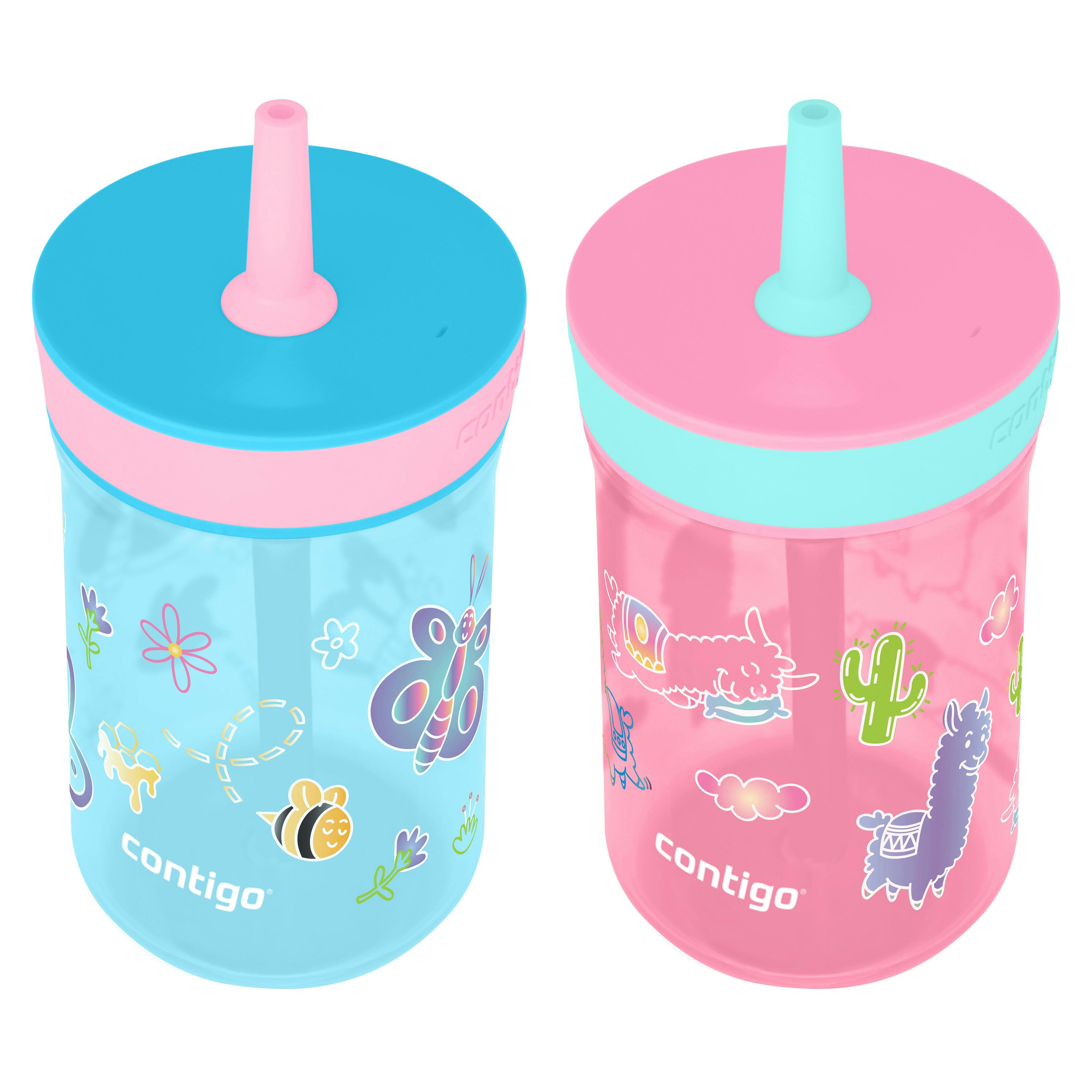 Kids’ Leighton Straw Tumbler with Spill-Proof Leak-Proof Lid, 14oz
