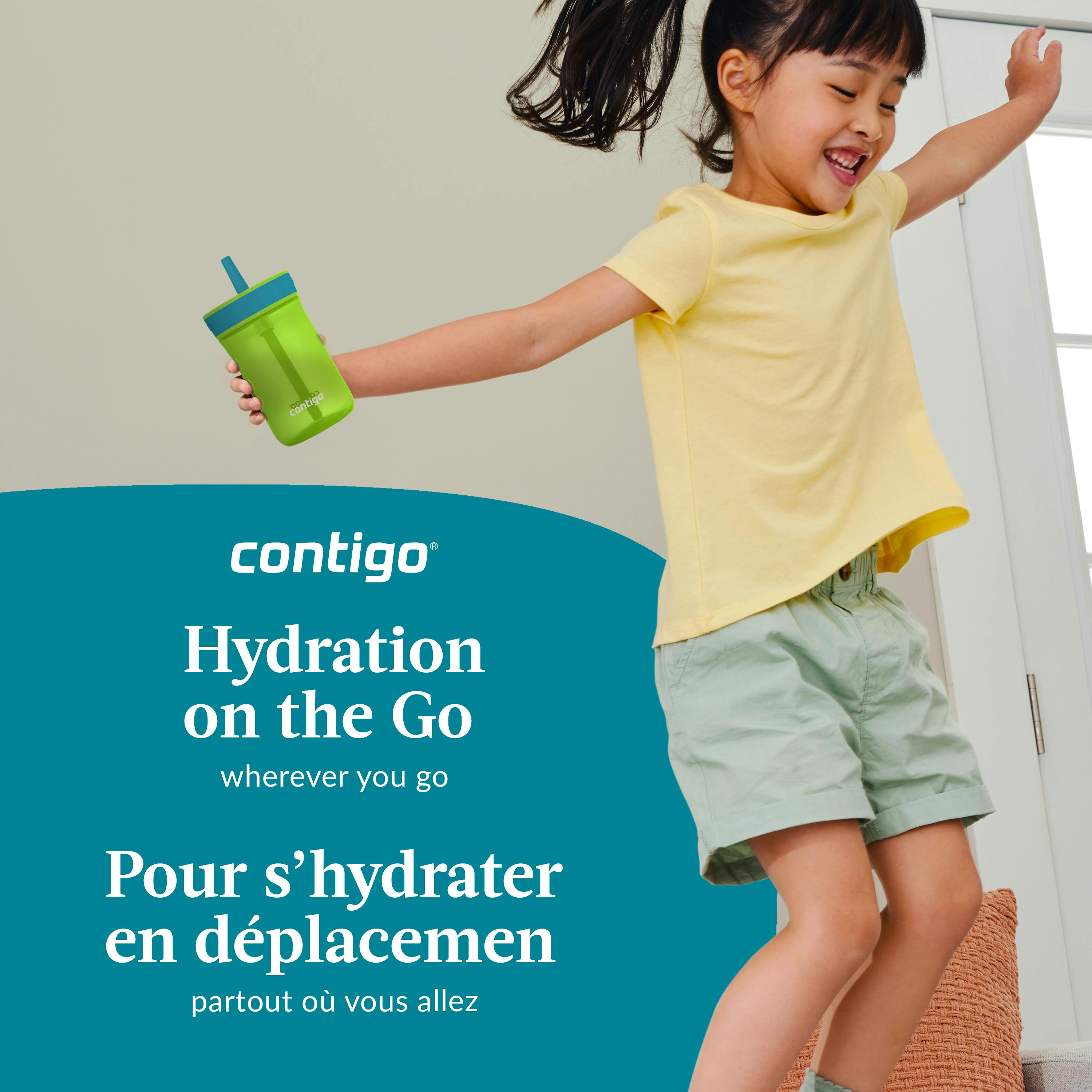 Kids’ Leighton Straw Tumbler with Spill-Proof Leak-Proof Lid, 14oz