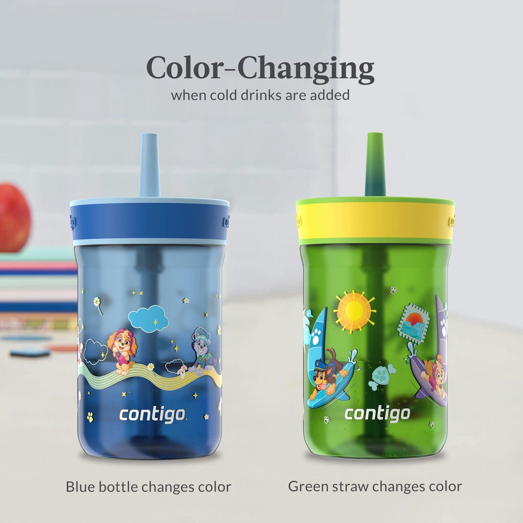 Kids’ Leighton Straw Tumbler with Spill-Proof Leak-Proof Lid, 14oz